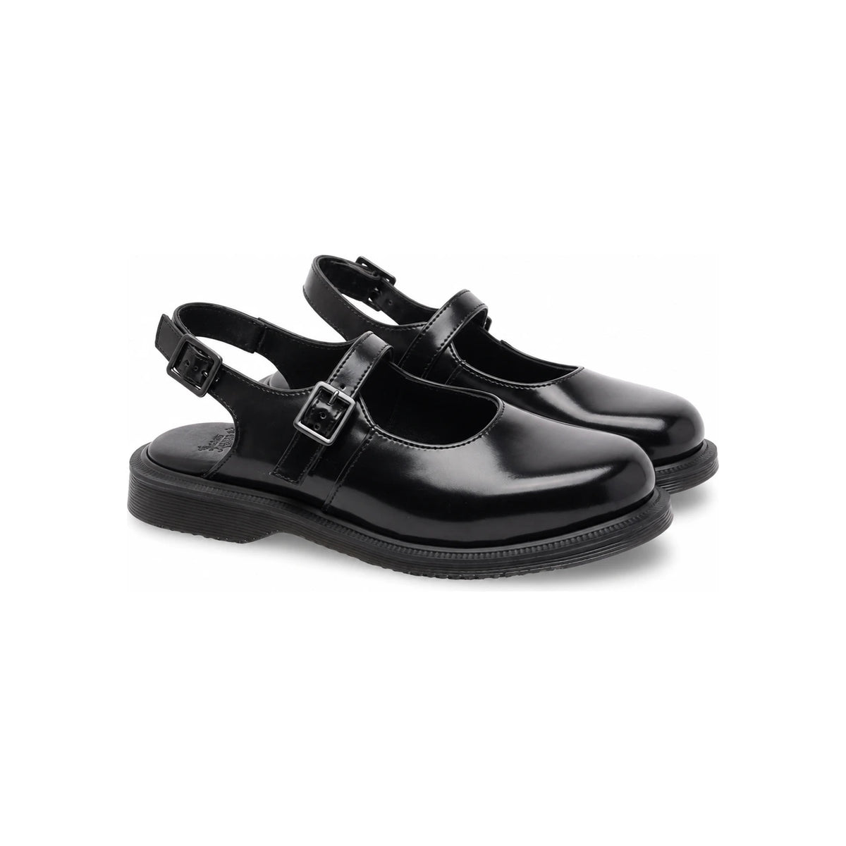 Dr.Martens Madeleine Mary Jane Sandals Black Leather
