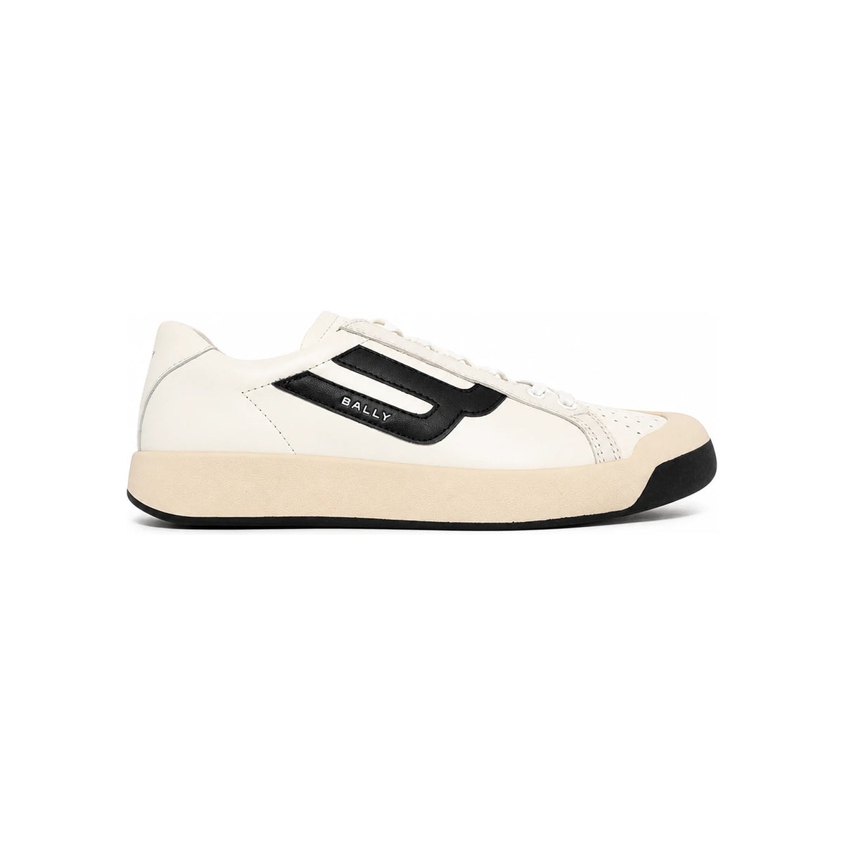 BALLY Logo Competition Leather Low-Top Sneakers for Men