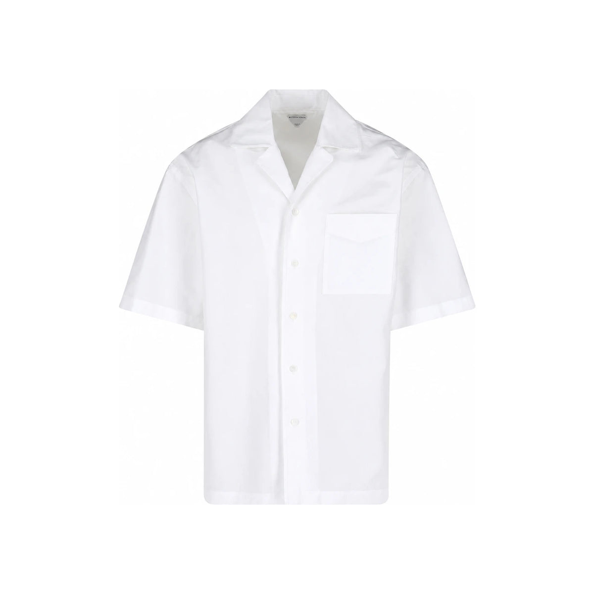 Bottega Veneta Cotton Short Sleeve Shirt Men White