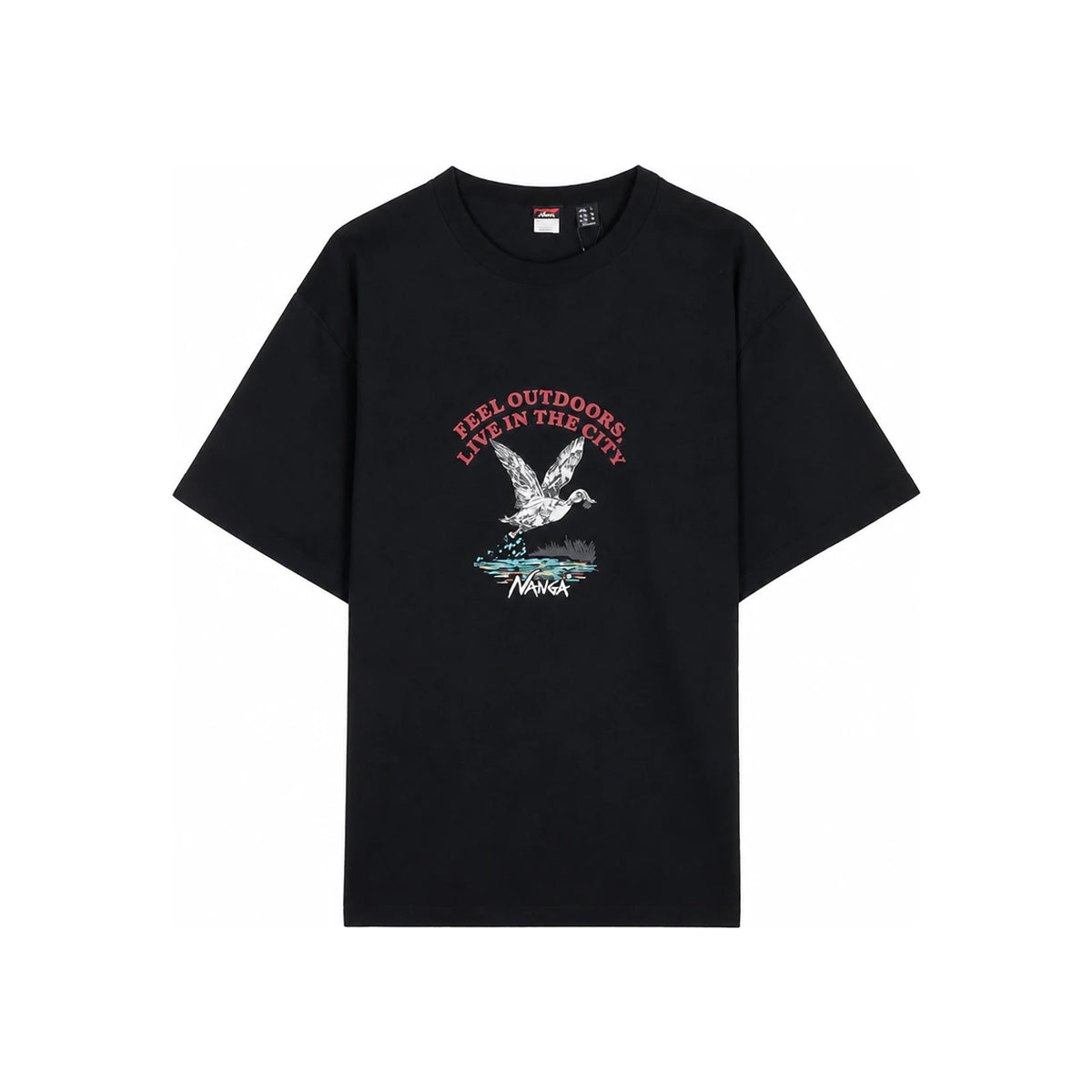 NANGA Men’s Duck Vintage T-Shirt N2610 1M058Z BLK