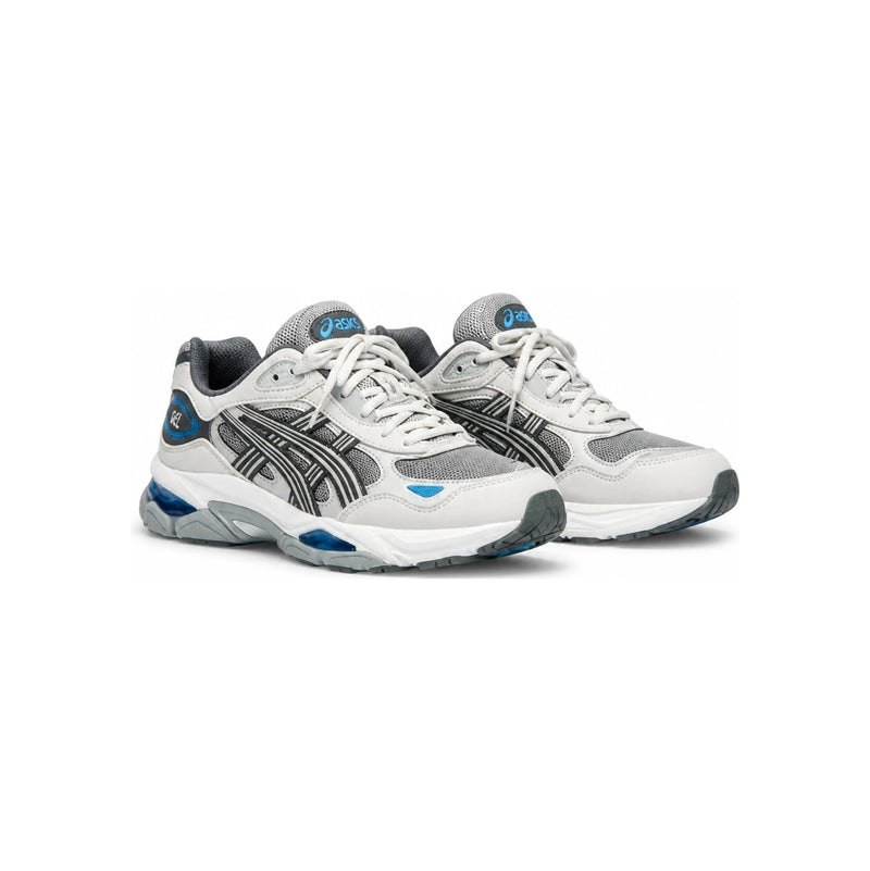 Asics White Leather Low-Top Sneakers for Men 1203A895 021 DOM