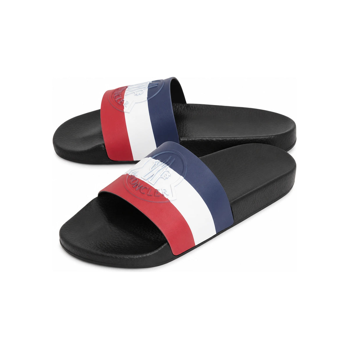 Moncler Basil Men’s Slide Sandals Black