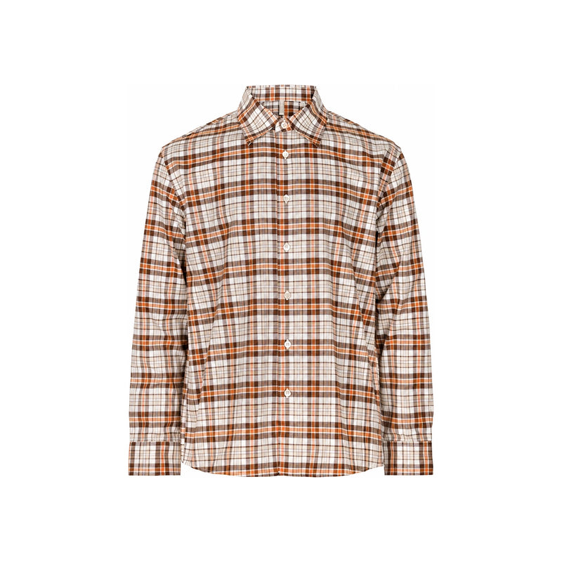 SUNFLOWER Off-White Studio Check Long-Sleeve Shirt