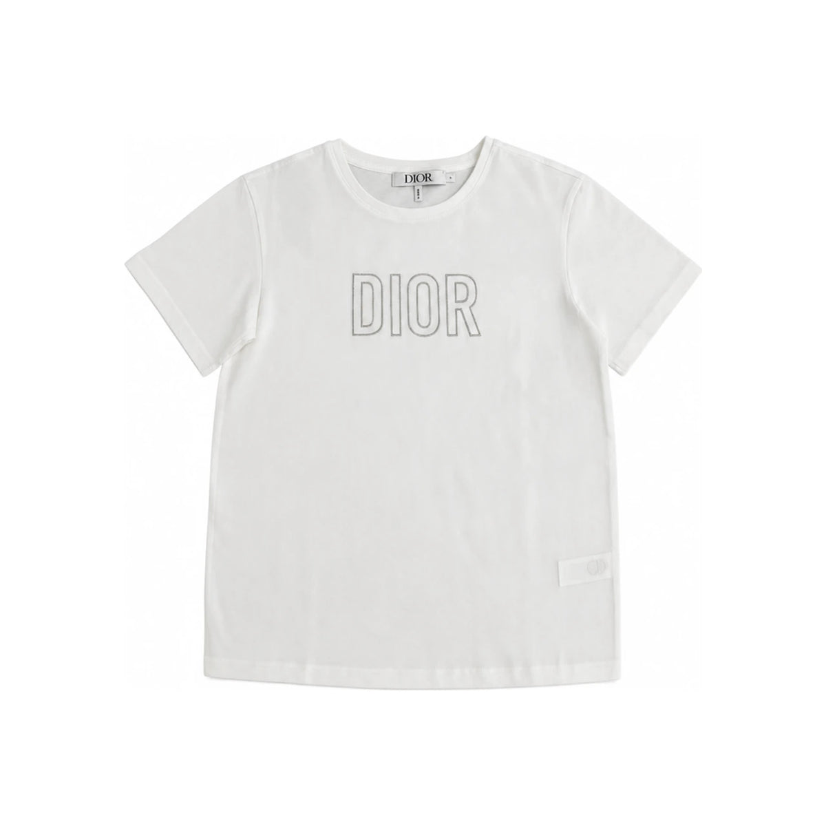 DIOR Ivory Logo Kids Women’s T-Shirt 6SBM13TEEZ 013