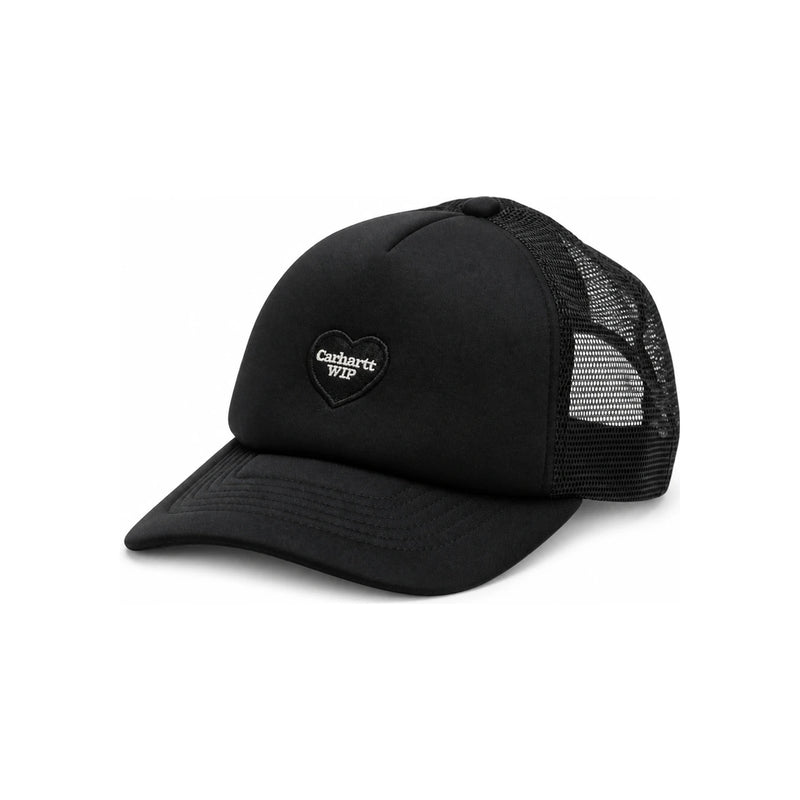 Carhartt Heart Logo Embroidered Black Cap I035250 89XX