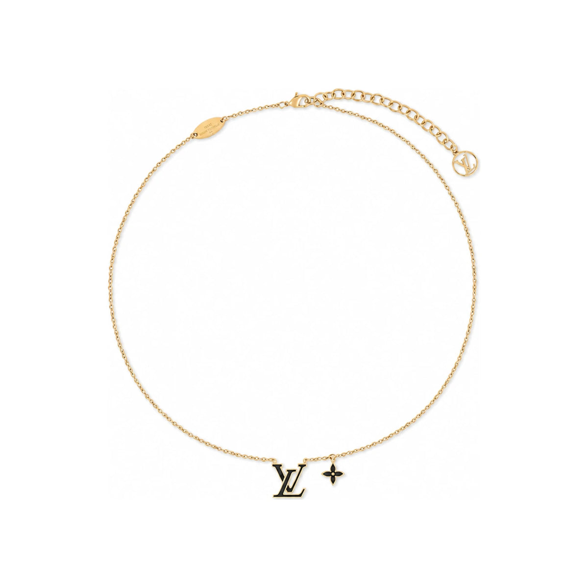 Louis Vuitton LV Iconic Enamel Necklace Gold-Tone Metal M04452