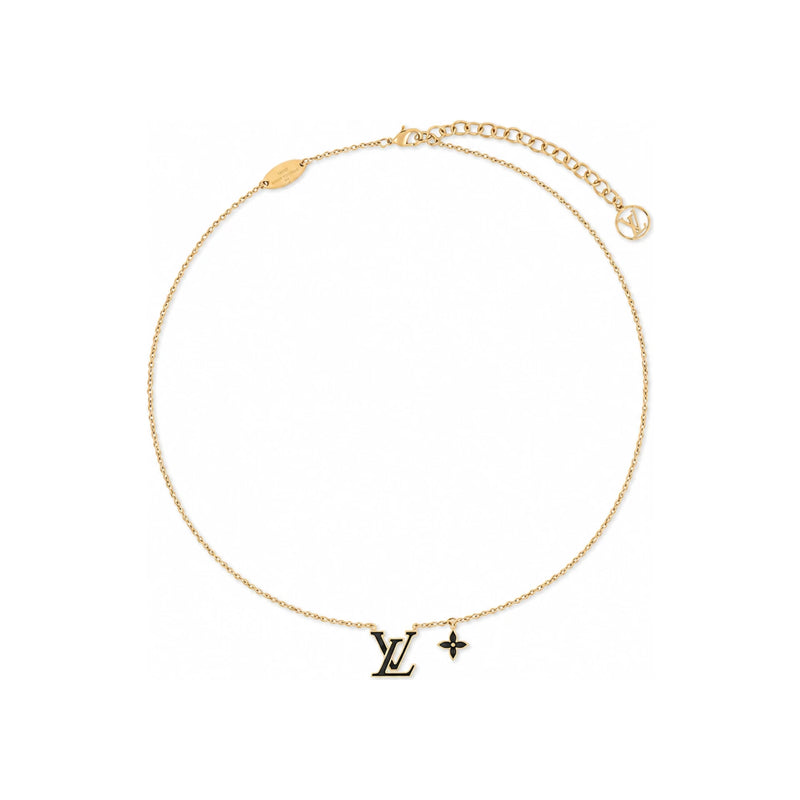 Louis Vuitton LV Iconic Enamel Necklace Gold-Tone Metal M04452