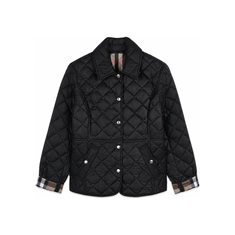BURBERRY Women’s Quilted Jacket Black Cawthorne
