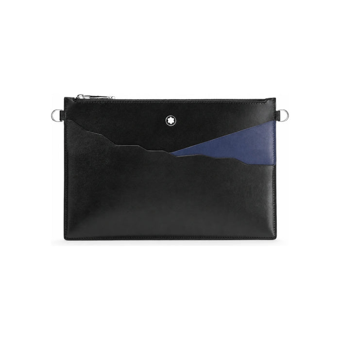 Montblanc Meisterstück Strap Clutch Pouch Black Blue
