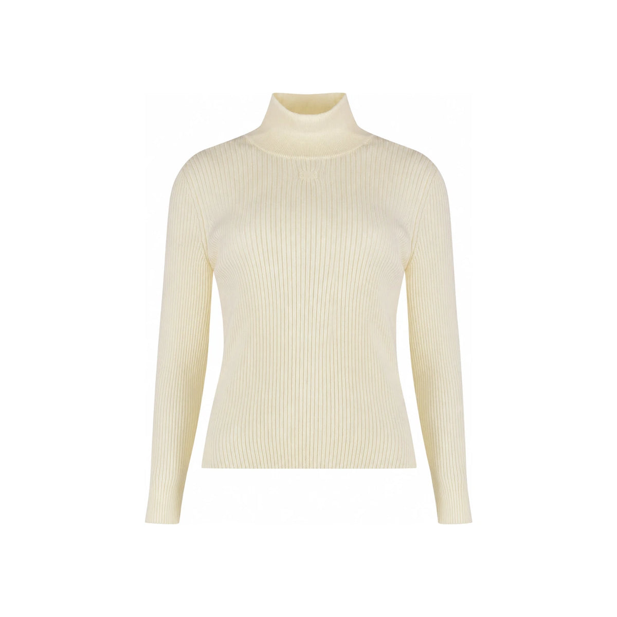 CELINE Wool Turtleneck Knit Sweater Ivory Women