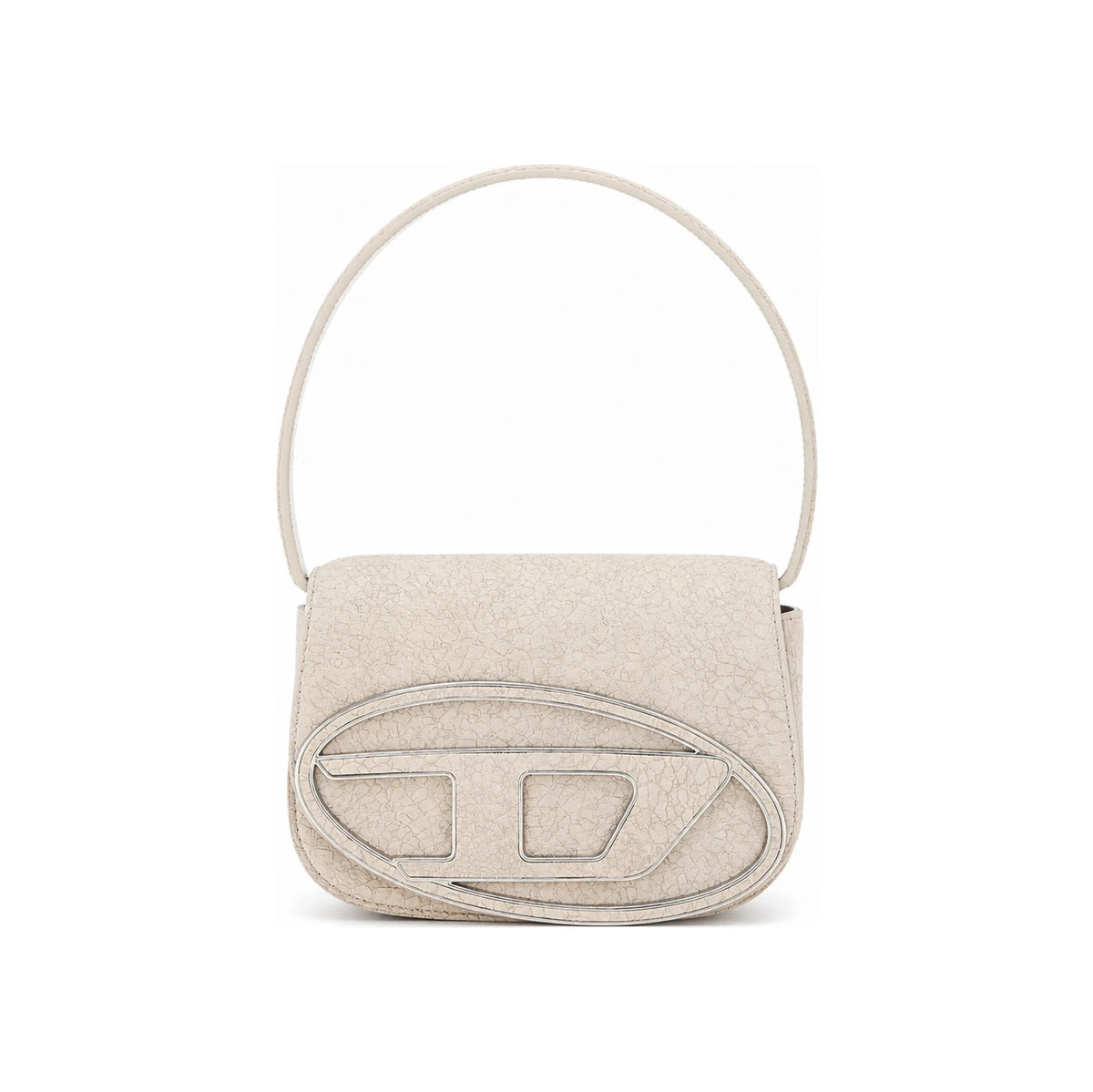 DIESEL Black Leather Shoulder Bag
