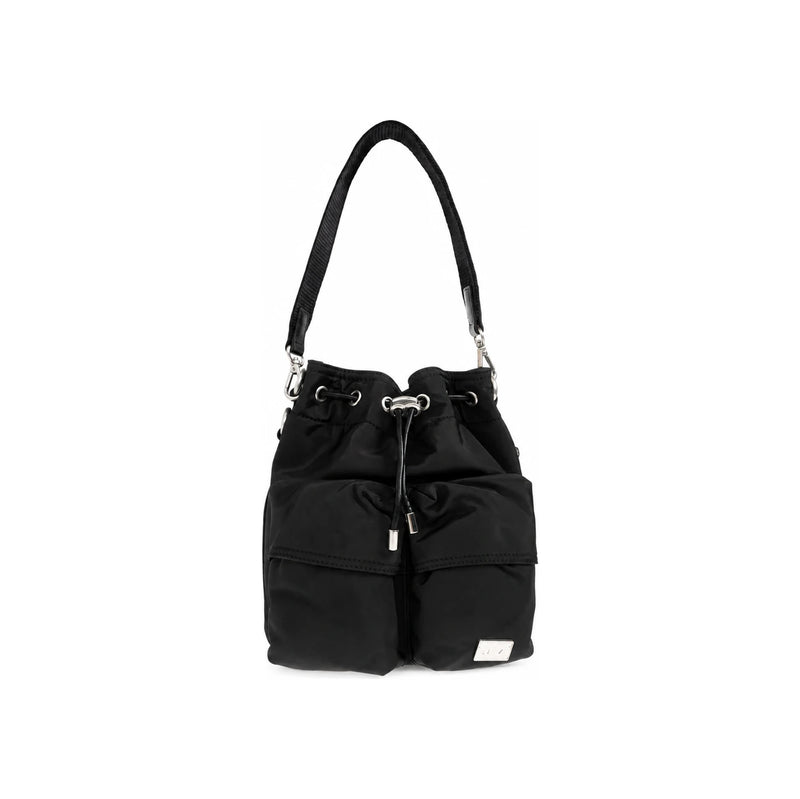 DIESEL Multi-Pocket Unisex Shoulder Crossbody Bag Navy Canvas