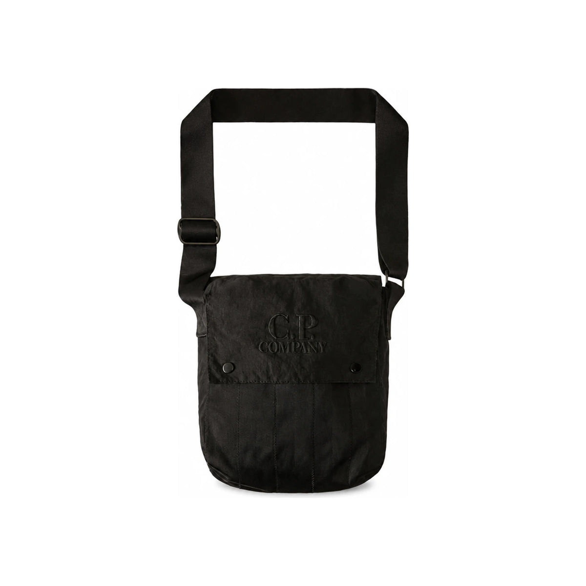 CP Company Paper Touch Shoulder Bag Black Crossbody for Men