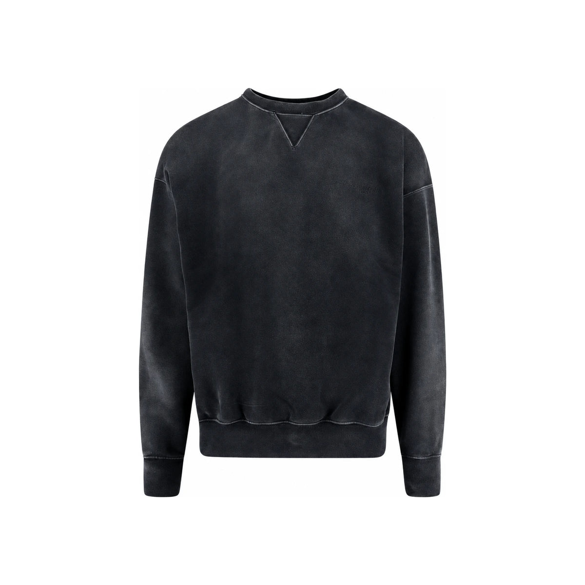 Maison Margiela Long Sleeve Sweatshirt Black Cotton Men’s T S67GU0039 S25520 859