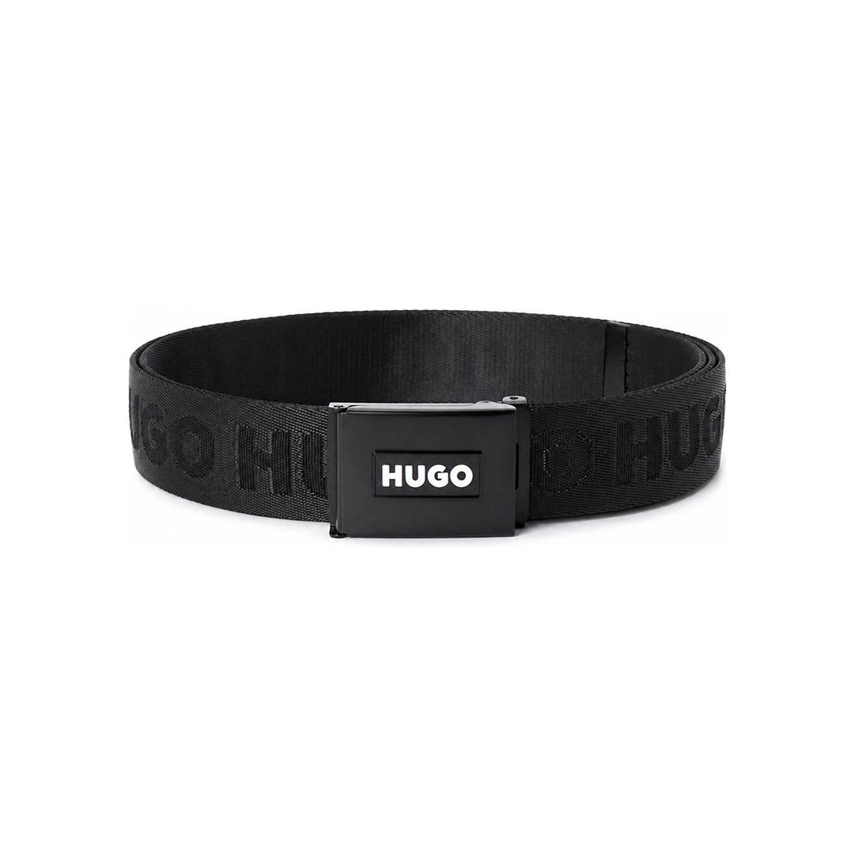 HUGO BOSS Men’s Leather Dress Belt Black