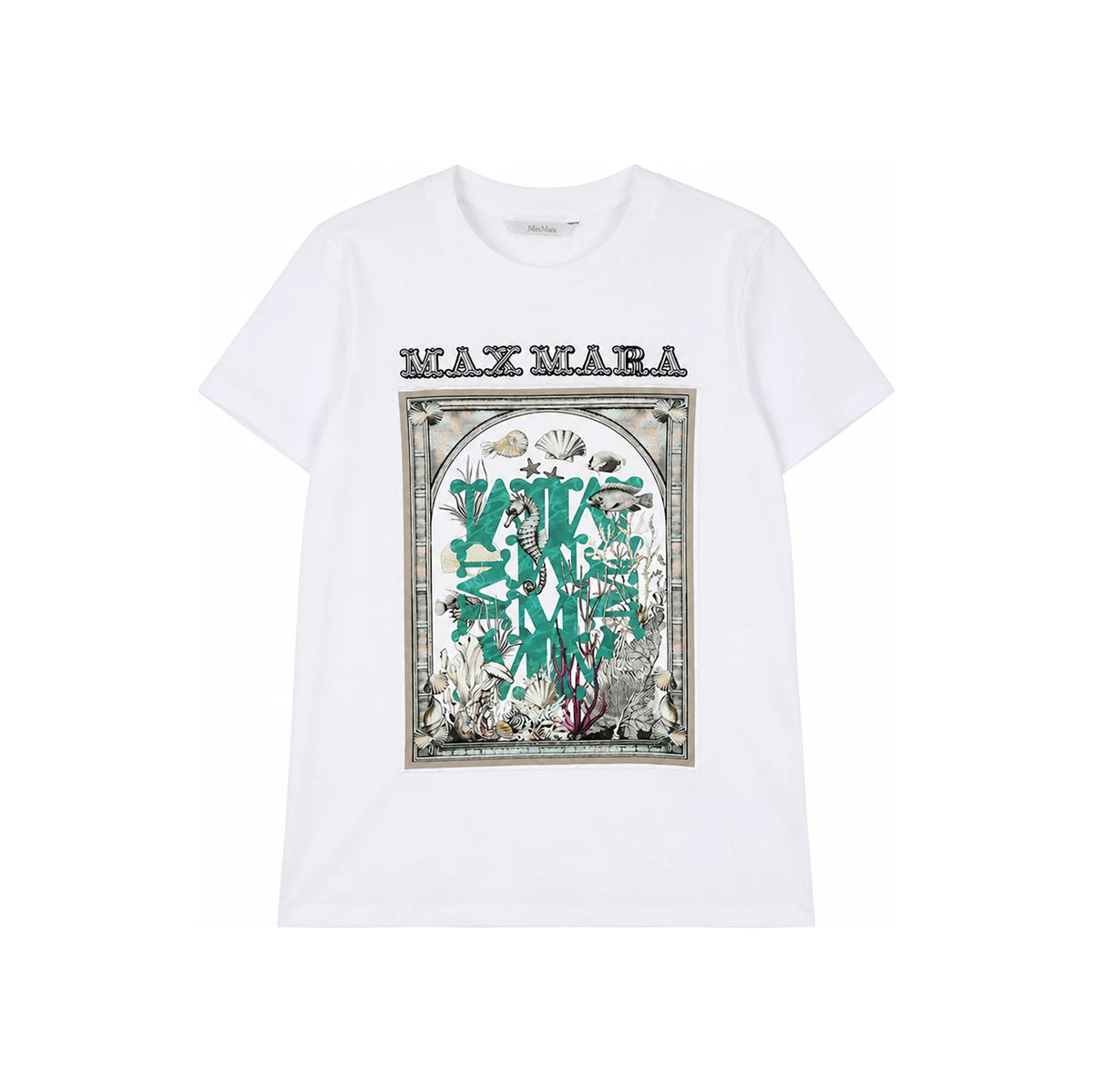 Max Mara Studio Spadino Cotton Short Sleeve T-Shirt MXMSPADINO 019