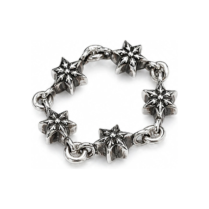 Chrome Hearts Tiny Star Ring Silver Large Unisex Jewelry