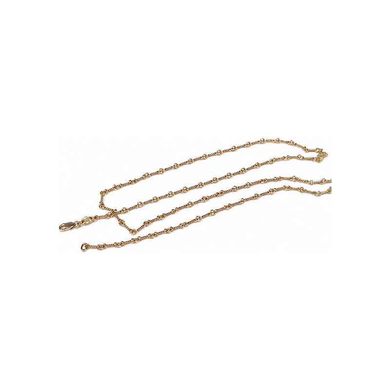 Chrome Hearts 22K Gold Twist Chain Necklace