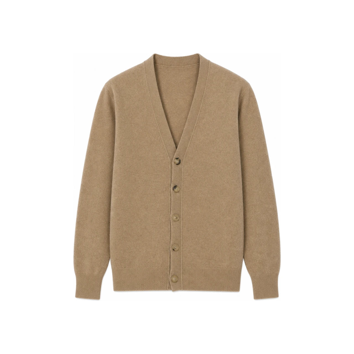 Maison Margiela Wool Blend Button Cardigan Men Beige