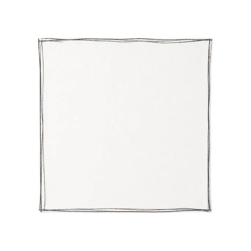 Maison Margiela Numerical Print Silk Scarf