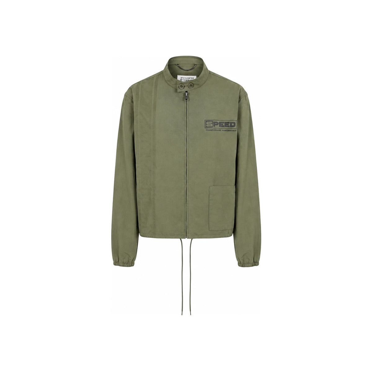 Maison Margiela Black Leather Bomber Jacket for Men