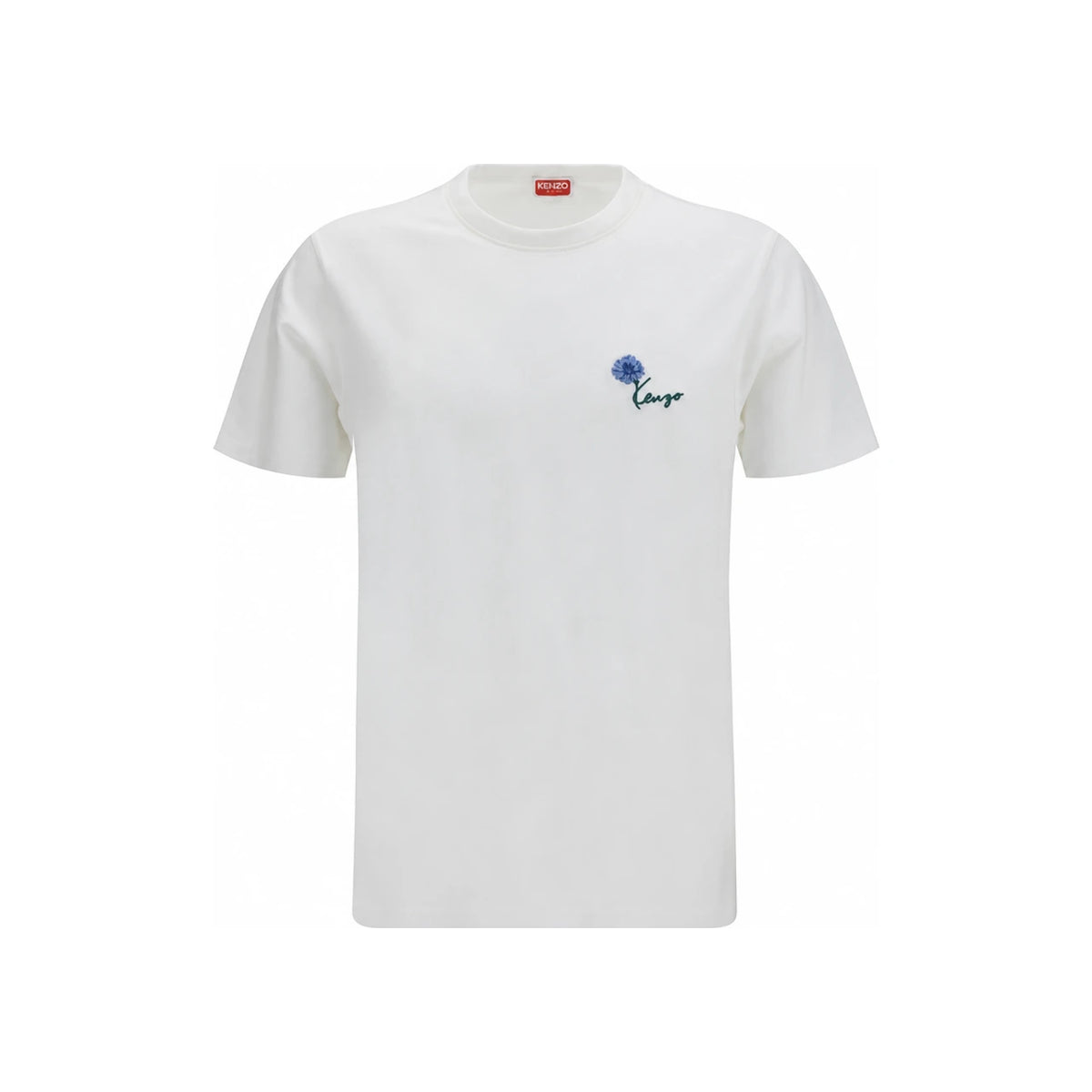 KENZO Logo Embroidered Men’s Short Sleeve T-Shirt White