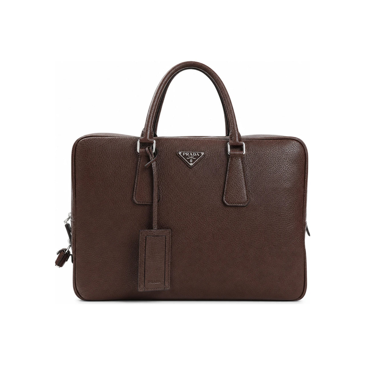 PRADA Black Leather Briefcase