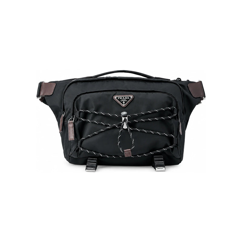 PRADA Speedlock Re-Nylon Crossbody Bag Black