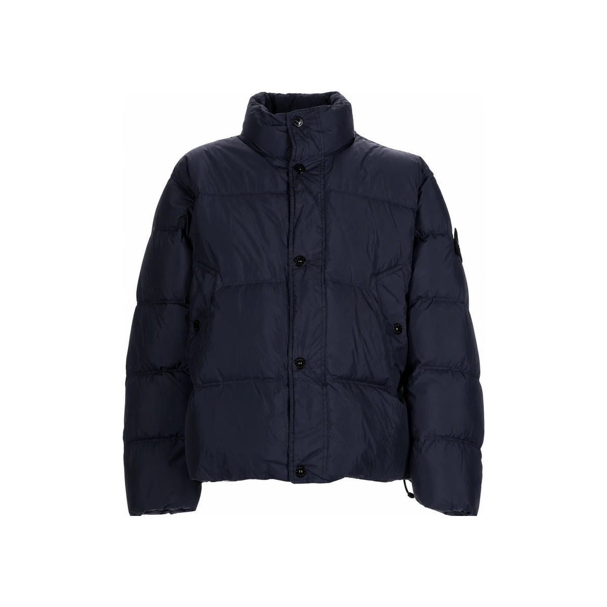 STONE ISLAND Black Down Puffer Jacket for Men