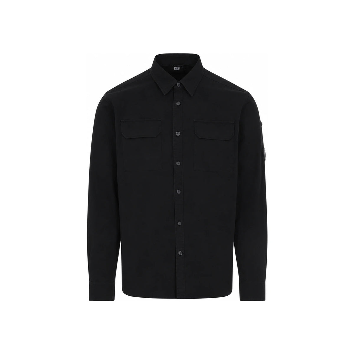CP Company Gabardine Long Sleeve Lens Shirt Organic Lens Men