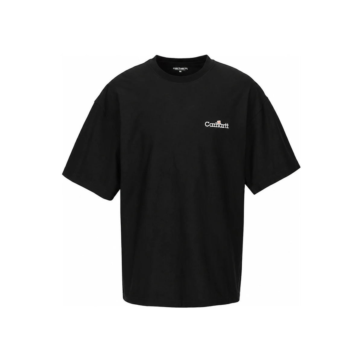 Carhartt WIP Label Men’s Short Sleeve T-Shirt Navy Cotton