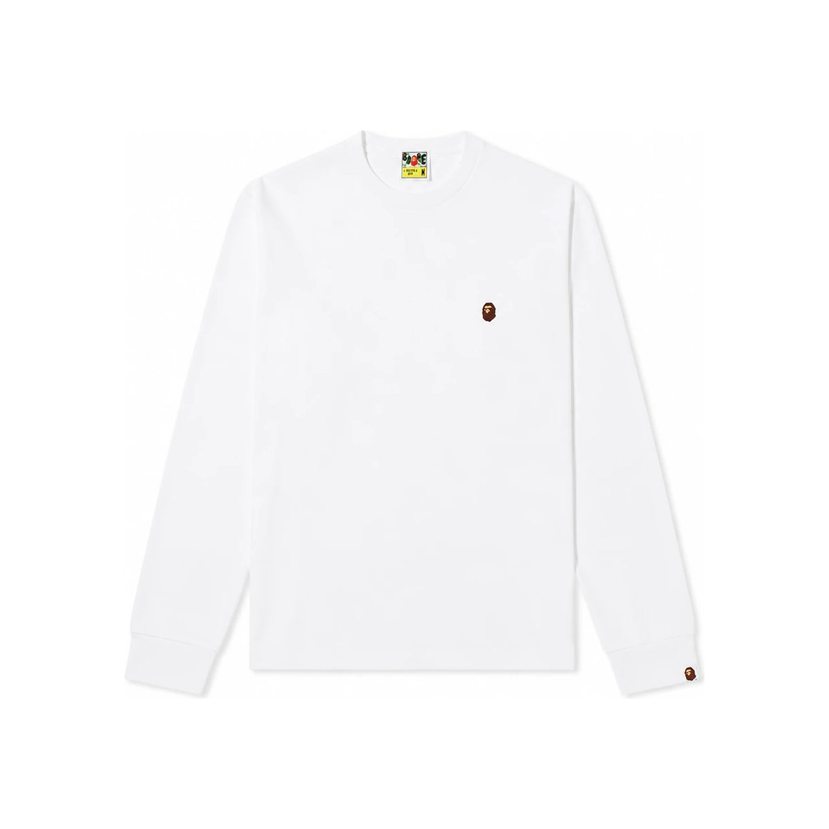 BAPE One Point Long Sleeve T-Shirt Black 001LTL801002M BLACK