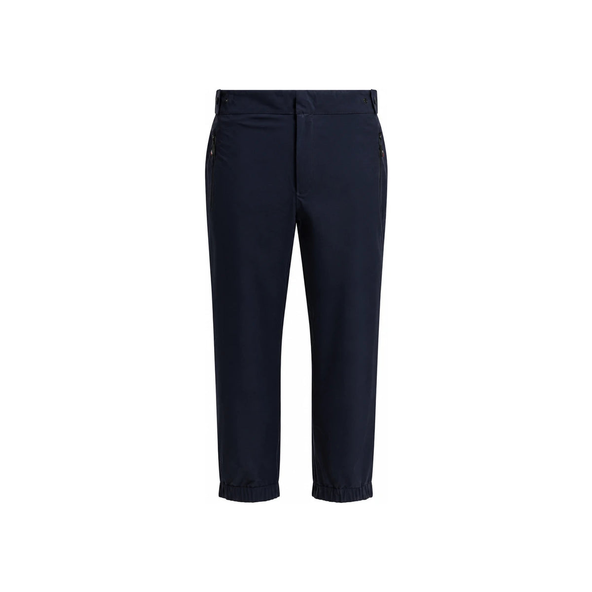 Moncler Navy Wool Suit Trousers for Men
