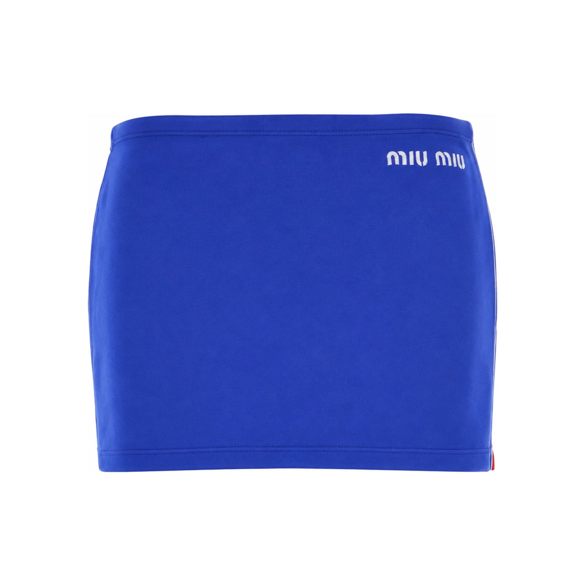 Miu Miu Black Wool Mini Skirt