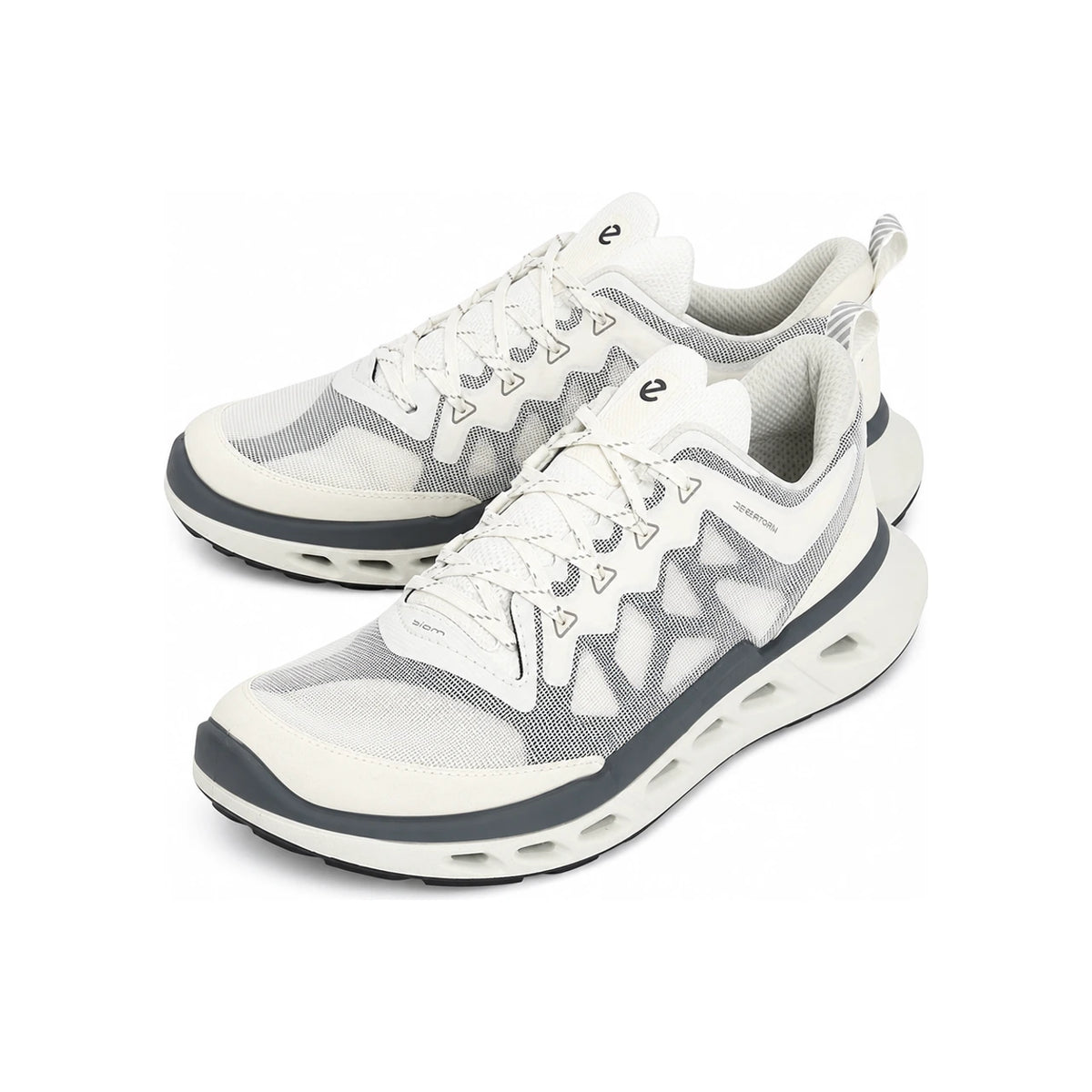 ecco White Black Leather Sneakers Men’s