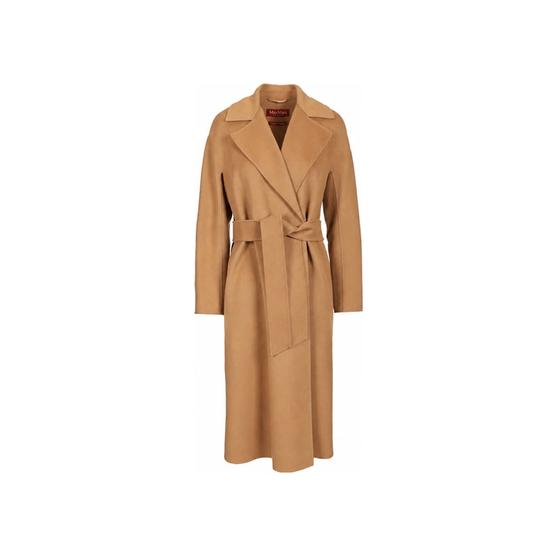 Max Mara Belted Wool Coat Camel 2616011011 024