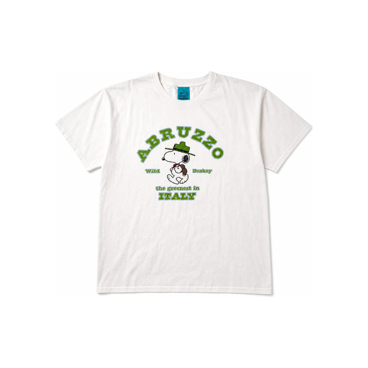 Wild Donkey Snoopy Abruzzo Graphic Short Sleeve T-Shirt Unisex