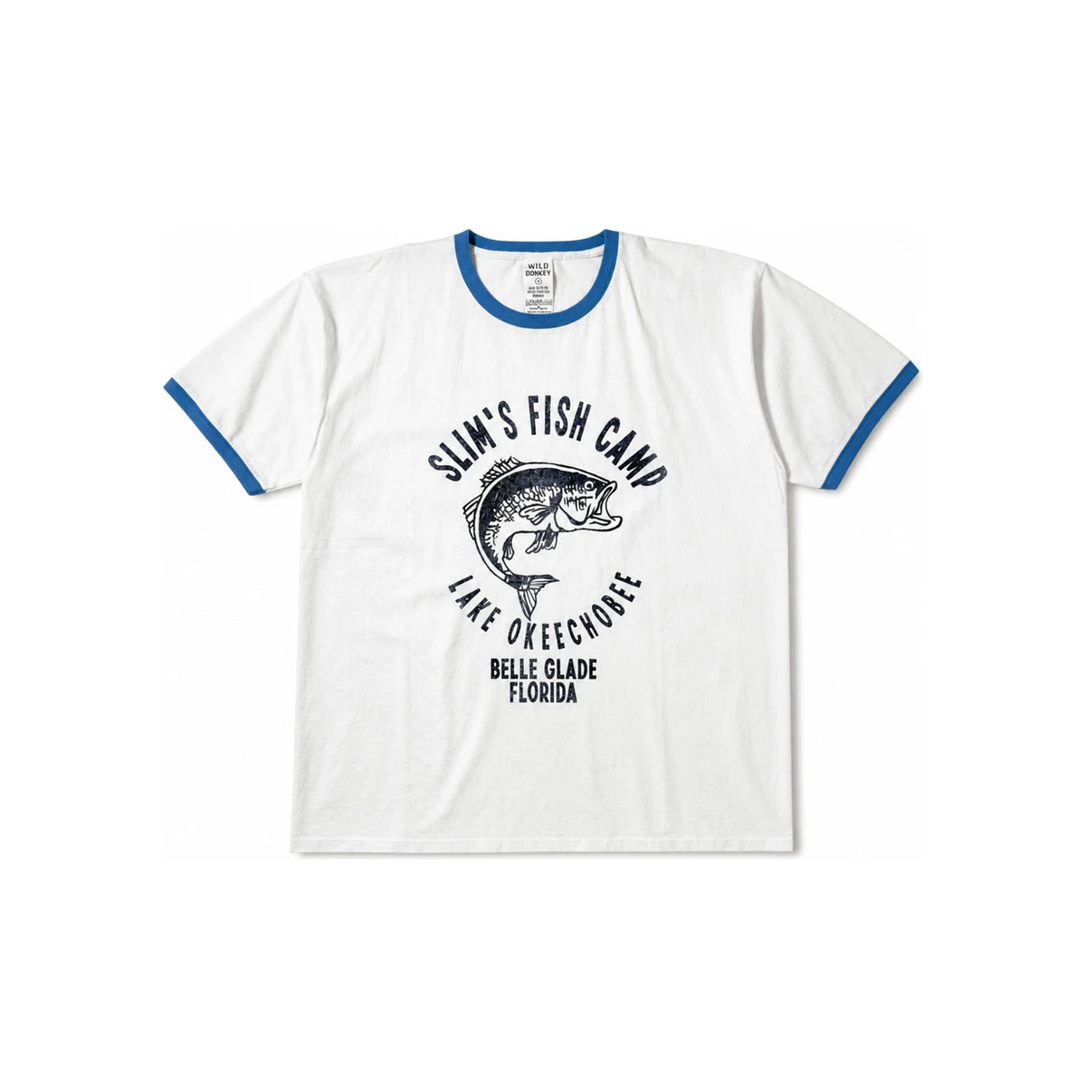 Wild Donkey Slims Fish Camp Graphic Short Sleeve T-Shirt Unisex