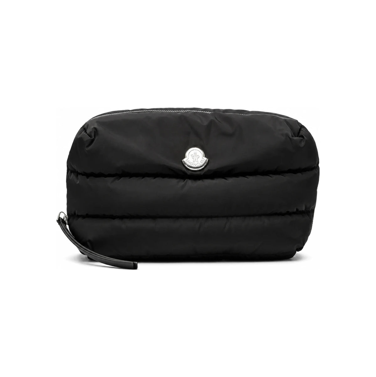 Moncler Black Leather Clutch Bag