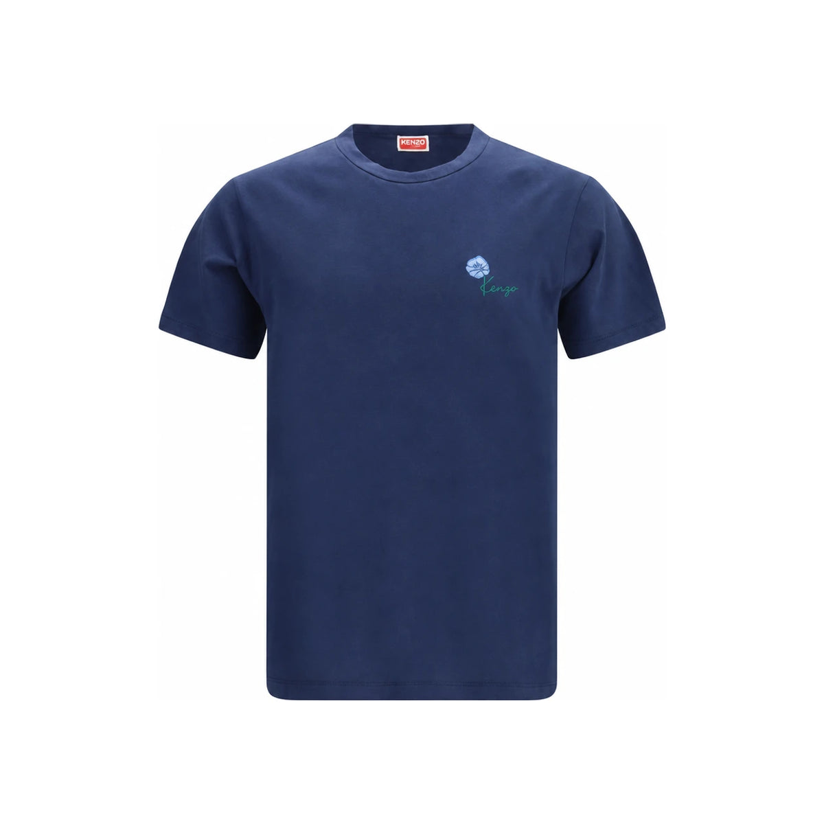KENZO Men's Slim Fit Tulip Embroidered T-Shirt