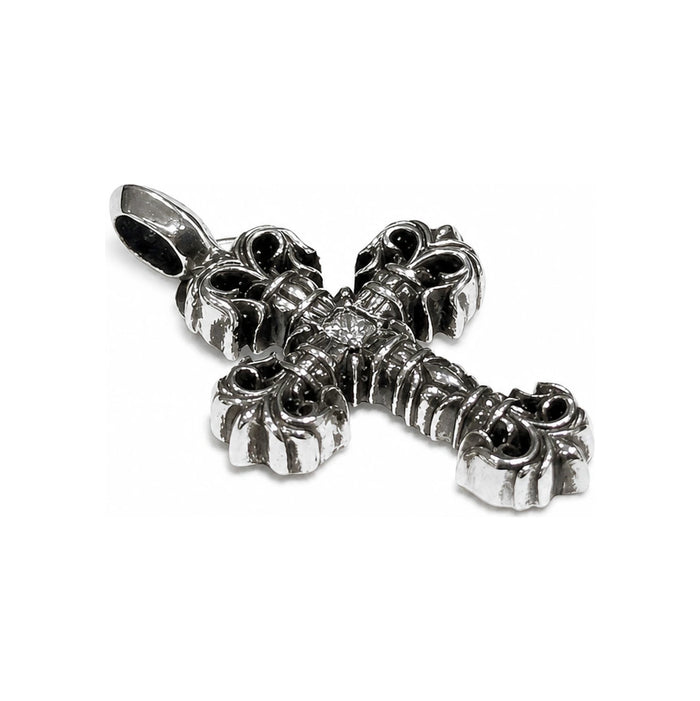Chrome Hearts Filigree Charm Pendant 1pt Diamond Necklace