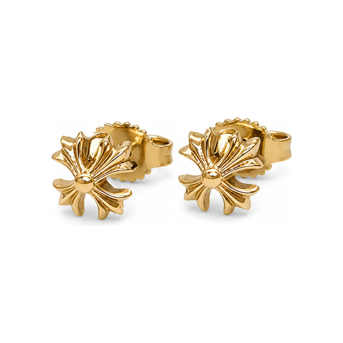 Chrome Hearts Cross Plus 22K Gold Single Earring