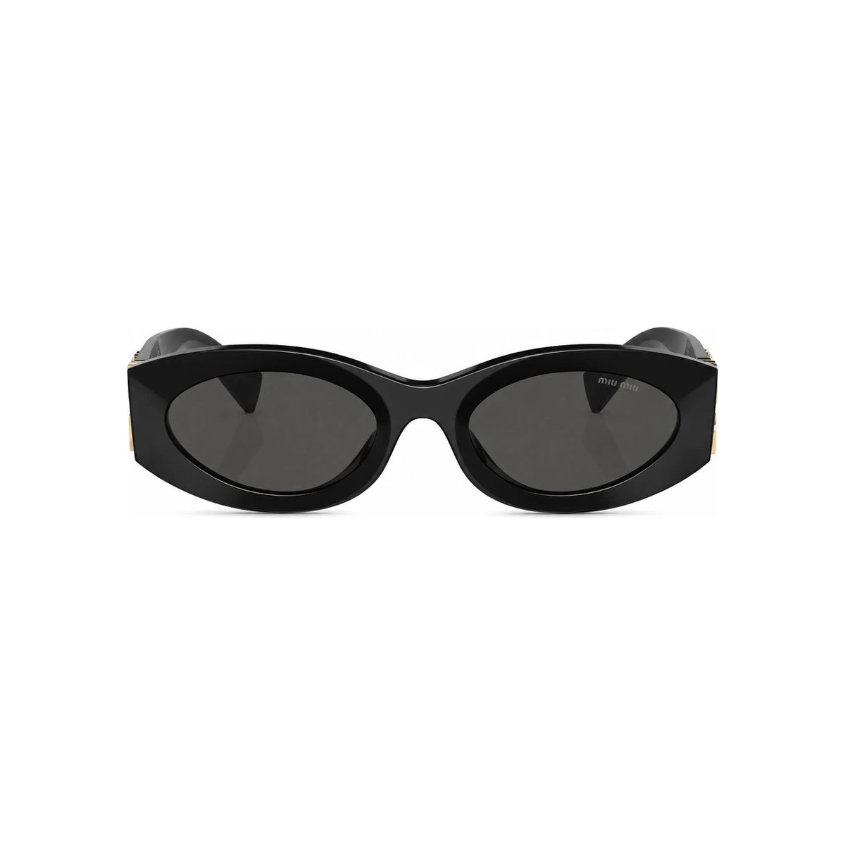 Miu Miu Cat Eye Oval Sunglasses for Women SMU11W 1AB 5S0