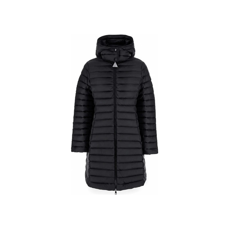 Moncler Black Logo Patch Down Puffer Jacket