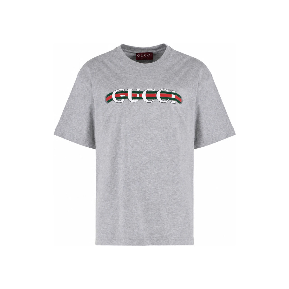 GUCCI Black Cotton Short Sleeve T-Shirt for Women