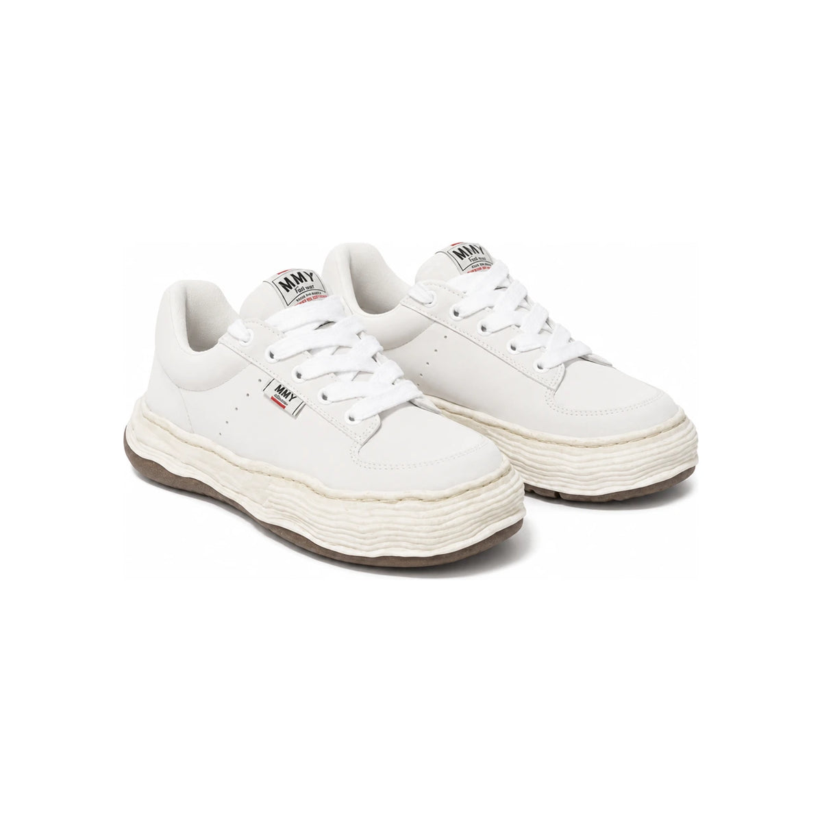 Maison Mihara Yasuhiro Oliver OG Distressed Sole Low-Top Sneakers A16FW708 BLUE