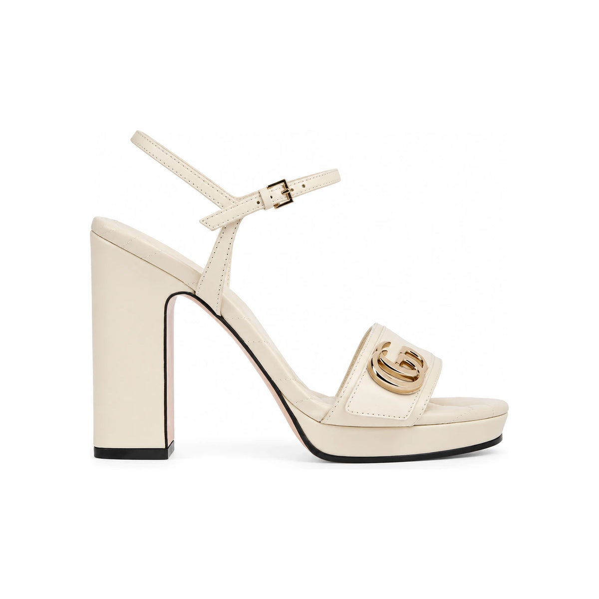 GUCCI Black Leather Mary Jane Pumps