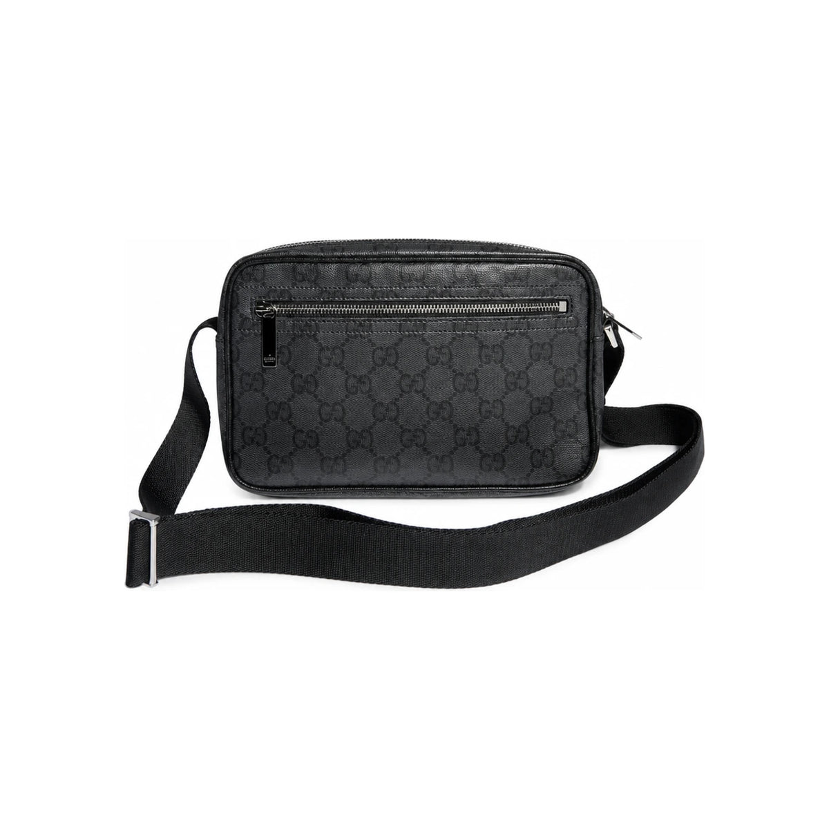 GUCCI Essence Classic Mini Crossbody Bag Black Leather