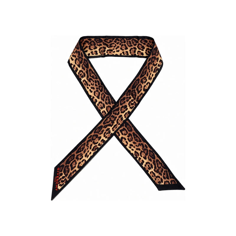 GIVENCHY Silk Leopard Print Women’s Scarf BG00P1G002 240