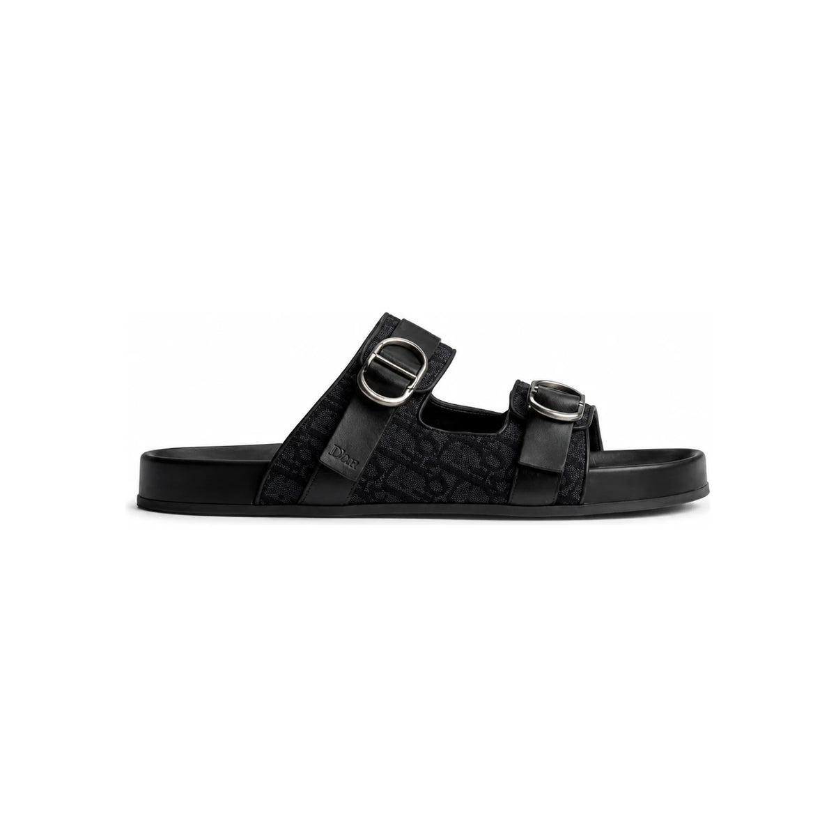 DIOR Black Mule Slide Sandals